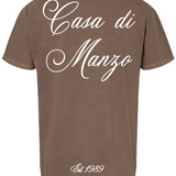 The Script Tee - Espresso