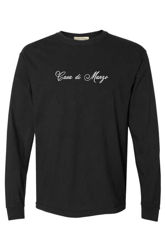 The Script Shirt - Black (Longsleeve)